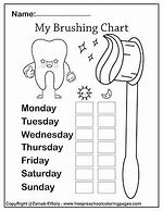 Image result for Dental Hygiene Coloring Page
