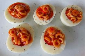 Image result for Spaghetti O Deviled Eggs