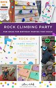 Image result for Rock Climbing Birthday Party
