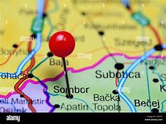 Image result for SomBor Serbia Map