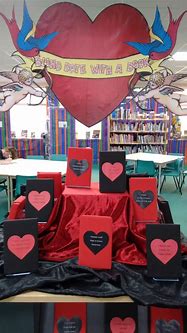 Image result for Valentine Library Book Displays