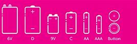 Image result for 6V Battery Size Chart
