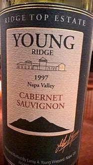 Image result for Young Ridge Cabernet Sauvignon Premium Estate