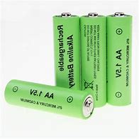 Image result for 1.5V AA Rechargeable Battery