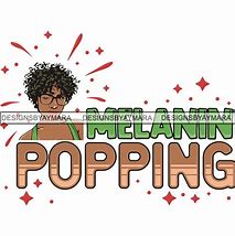 Image result for Melanin Popping Clip Art