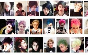 Image result for Michael Clifford Galaxy Hair