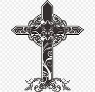 Image result for Black and White Vector Cross