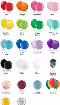 Image result for Balloons Colours