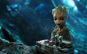 Image result for Baby Groot Guardians Galaxy Computer Wallpaper