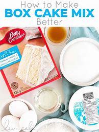 Image result for Cake Mix Box Instructions