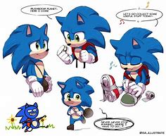 Image result for Cute Movie Sonic Fan Art