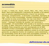 Image result for acomedido