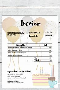 Image result for Entertainment Invoice Template