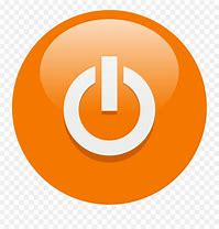 Image result for Minimal Orange Power Button Icon
