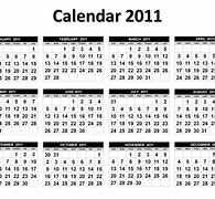 Image result for Calendar for 2011 Year
