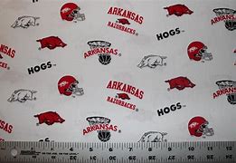 Image result for Arkansas Razorback Fabric