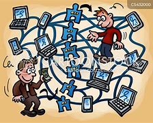 Image result for Computer Network Cartoon