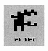 Image result for Pixelated Alien T-Shirt
