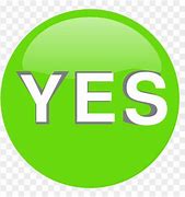 Image result for Yes Sign Clip Art