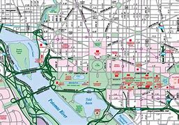 Image result for Washington DC Road Map