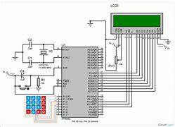 Image result for 8051 with LCD ND Key Pad
