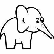 Image result for Elephant SVG Black and White