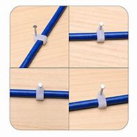 Image result for Flat Ethernet Cable Wall Clips