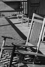 Image result for Rocking Chair Black and White