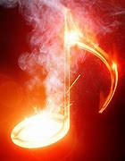 Image result for 3D Music Notes On Fire