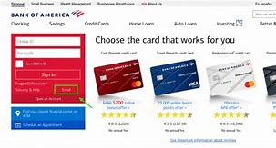 Image result for Bank of America Credit Card Login Account
