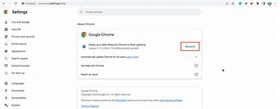 Image result for Chrome Red Update Button