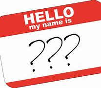 Image result for My Name Clip Art