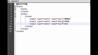 Image result for Input Type Radio HTML