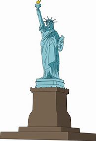 Image result for sculpture of liberty clip art