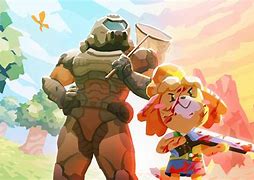 Image result for Doom Eternal and Animal Crossing