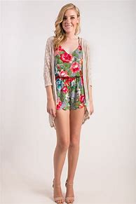 Image result for Pants Romper with Cardigan
