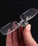 Image result for Clip On Magnifiers for Glasses