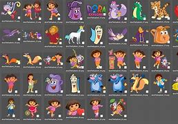 Image result for Dora the Explorer Characters Names