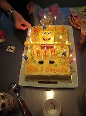 Image result for Spongebob Birthday Cake