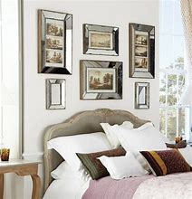 Image result for Mirrored Framed Wall