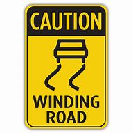 Image result for Windinf Road Sign