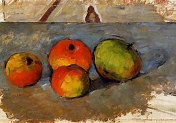 Image result for Paul Cezanne Four Apples 1881