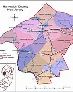 Image result for Hunterdon County NJ Map
