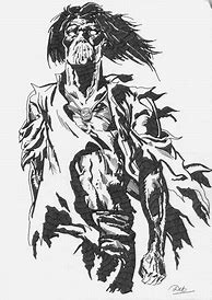 Image result for Black and White Zombie Art