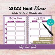 Image result for Goal Setting Planner Notebook