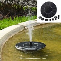 Image result for Solar Powered Floating Pond Fountains