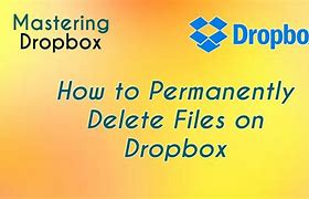 Image result for Delete Dropbox Folder