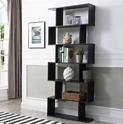 Image result for Black Shelves Bookcase