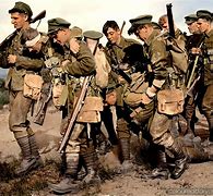 Image result for WW1 War Dead in Color