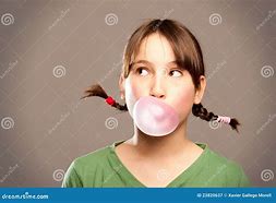 Image result for Person Chewing Bubble Gum